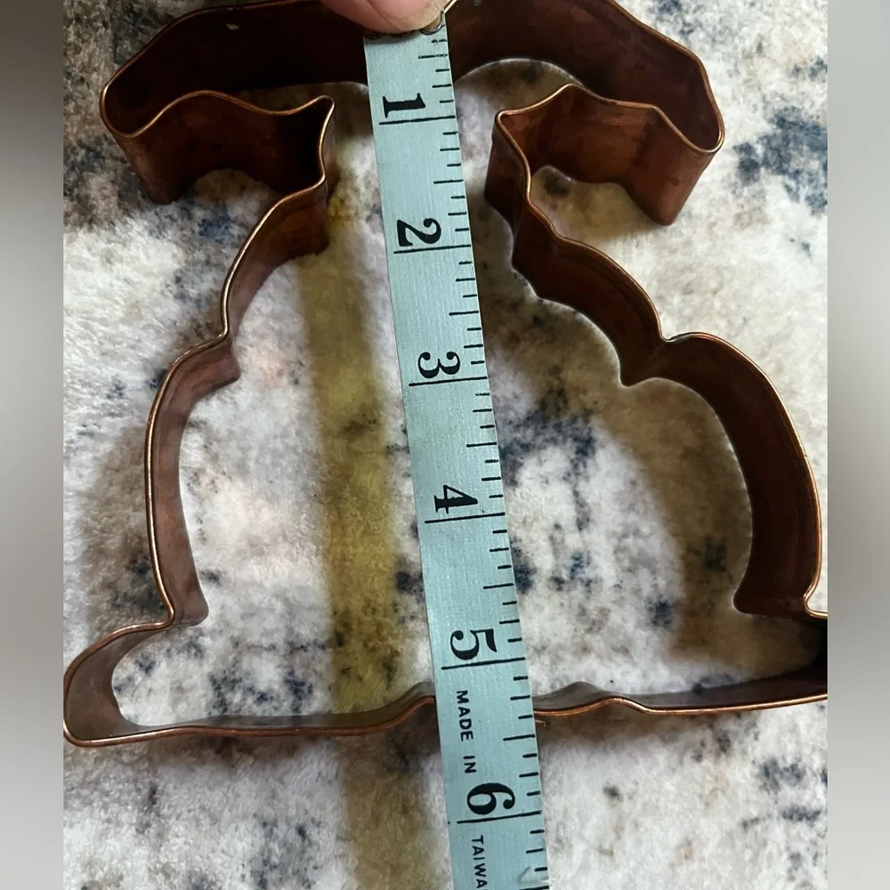 Copper Easter Bunny Cookie Cutter